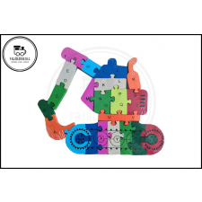  Járműves kirakó - Markoló fajáték