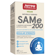 Jarrow Formulas SAMe, 200 mg, 60 tabletta  Étrend-kiegészítő gyógyhatású készítmény