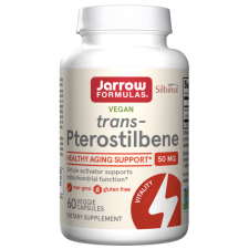 Jarrow Formulas Trans-Pterostilbene, Trans-Pterostilbene, 50mg, 60 Vega kapszula Étrend-kiegészítő vitamin és táplálékkiegészítő