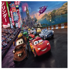 JÁSZ IRON FOTÓTAPÉTA DISNEY CARS RACE 254X184CM tapéta, díszléc és más dekoráció