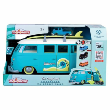 Játék Jármű Szett Majorette Volkswagen T1 Carry Case Kék autópálya és játékautó