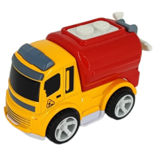  Játék ledkerekes tartályos kocsi 11x5,5 cm - sárga autópálya és játékautó