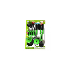  Játék zöld-fekete edénykészlet BZ8268 konyhakészlet