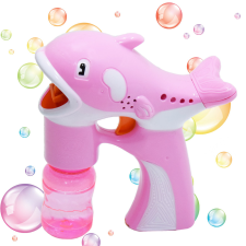 Játékos Bálnás buborékfújó pisztoly, rózsaszín buborékfújó