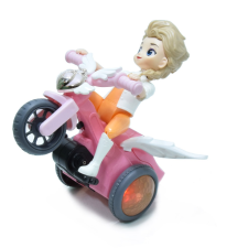 Játékos Elemmel működő, bicikliző játékbaba (LD-151B) baba