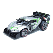 Játékos Metal Racing versenyautó - távirányítós, automata vízpermettel / szürke autópálya és játékautó