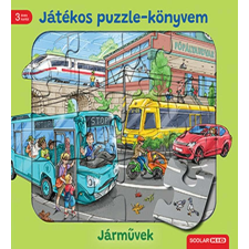  Játékos puzzle-könyvem: Járművek gyermek- és ifjúsági könyv