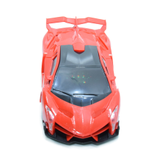 Játékos Távirányítós Famous Car sportautó vezeték nélküli távirányítóval, piros távirányítós modell