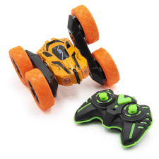 Játékos Távirányítós terepjáró autó, tapadós kerekekkel, 360°-os fordulatokat tesz - narancssárga távirányítós modell
