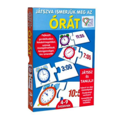  Játszva ismerjük meg az órát- oktató, logikai játék kreatív és készségfejlesztő