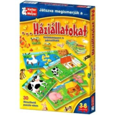 Játszva megismerjük a háziállatokat puzzle, kirakós