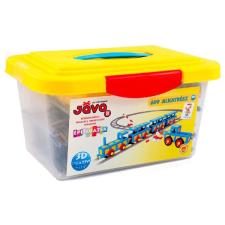 Jáva 8. építőjáték műanyag tárolódobozban, 609 db-os, PI-850084 barkácsolás, építés