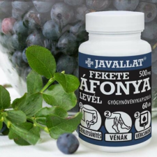 Javallat ® - Fekete áfonyalevél levél 60 db gyógyhatású készítmény