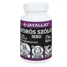 Javallat Vörös szőlőmag étrend-kiegészítő kapszula 60 db vitamin és táplálékkiegészítő