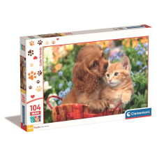 Javoli Állatos Cute Friends 104 db-os maxi puzzle Clementoni puzzle, kirakós