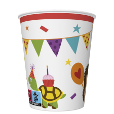 Javoli Állatos Cute Party papír pohár 8 db-os 250 ml party kellék