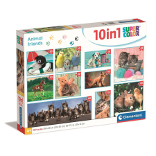 Javoli Állatos Friends 10 az 1-ben puzzle Clementoni puzzle, kirakós