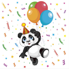 Javoli Állatos Funny Panda szalvéta 20 db-os 33x33 cm papírárú, csomagoló és tárolóeszköz