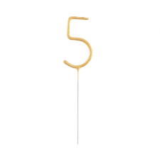 Javoli Arany Gold 5-ös csillagszóró 17 cm party kellék