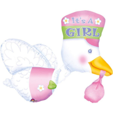 Javoli Baby Girl fólia lufi 81 cm party kellék