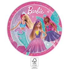 Javoli Barbie Fantasy papírtányér 8 db-os 23 cm FSC party kellék