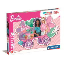 Javoli Barbie Roller Skate 104 db-os forma puzzle Clementoni puzzle, kirakós