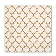 Javoli Barna Brown Tiles szalvéta 20 db-os 33x33 cm FSC party kellék