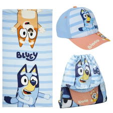 Javoli Bluey törölköző, tornazsák, baseball sapka szett babatörülköző, kifogó