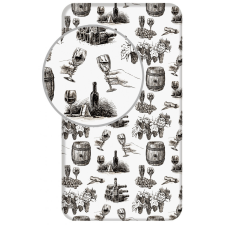 Javoli Bor Glass gumis lepedő 90x200 cm lakástextília