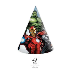 Javoli Bosszúállók Infinity Stones parti kalap, csákó 6 db-os FSC party kellék