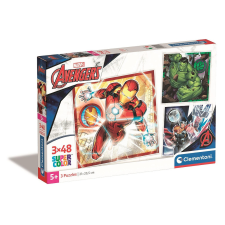 Javoli Bosszúállók Superheroes 3x48 db-os puzzle Clementoni puzzle, kirakós