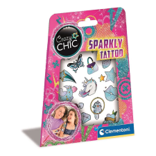 Javoli Crazy Chic Sparkly csillámos tetoválás Clementoni jelmez