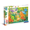 Javoli Dinoszaurusz Happy Oasis 24 db-os maxi puzzle Clementoni