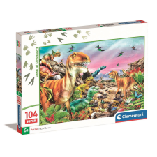 Javoli Dinoszaurusz Land 104 db-os puzzle Clementoni puzzle, kirakós