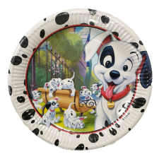 Javoli Disney 101 Kiskutya Play papírtányér 8 db-os 23 cm party kellék