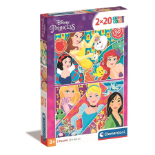 Javoli Disney Hercegnők 2x20 db-os puzzle Clementoni puzzle, kirakós