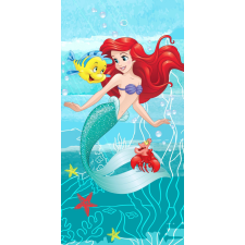 Javoli Disney Hercegnők, Ariel Friends fürdőlepedő, strand törölköző 70x140cm lakástextília
