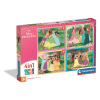 Javoli Disney Hercegnők Colloquy 4 az 1-ben puzzle Clementoni