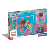 Javoli Disney Hercegnők Junior Ariel 3x48 db-os puzzle Clementoni