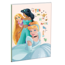 Javoli Disney Hercegnők Made of Magic B/5 vonalas füzet 40 lapos füzet