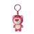 Javoli Disney Játékháború Lotso Pink 3D plüss figura akasztóval, táskadísz 13 cm