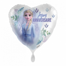 Javoli Disney Jégvarázs Elsa Joyeux Anniversaire fólia lufi 43 cm party kellék