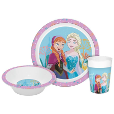Javoli Disney Jégvarázs Enchanted étkészlet, micro műanyag szett Dobozban babaétkészlet