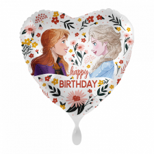 Javoli Disney Jégvarázs Floral Happy Birthday fólia lufi 43 cm party kellék