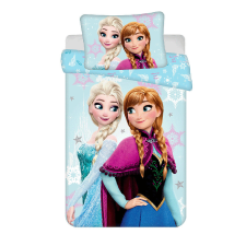 Javoli Disney Jégvarázs Light Blue gyerek ágyneműhuzat 100×135 cm, 40×60 cm lakástextília