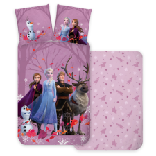 Javoli Disney Jégvarázs Purple gyerek, ovis ágyneműhuzat 100×135 cm, 40×60 cm lakástextília
