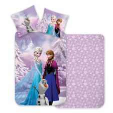 Javoli Disney Jégvarázs Snowy gyerek, ovis ágyneműhuzat 100×140 cm, 40×45 cm lakástextília