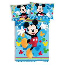 Javoli Disney Mickey Joyful gyerek, ovis ágyneműhuzat 100×135 cm, 40×60 cm lakástextília