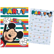 Javoli Disney Mickey Party meghívó party kellék