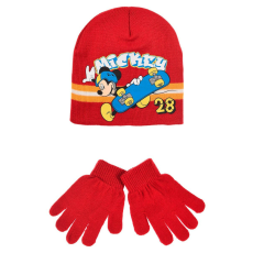 Javoli Disney Mickey Skate gyerek sapka + kesztyű szett 52 cm